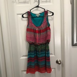 Colorful dress!